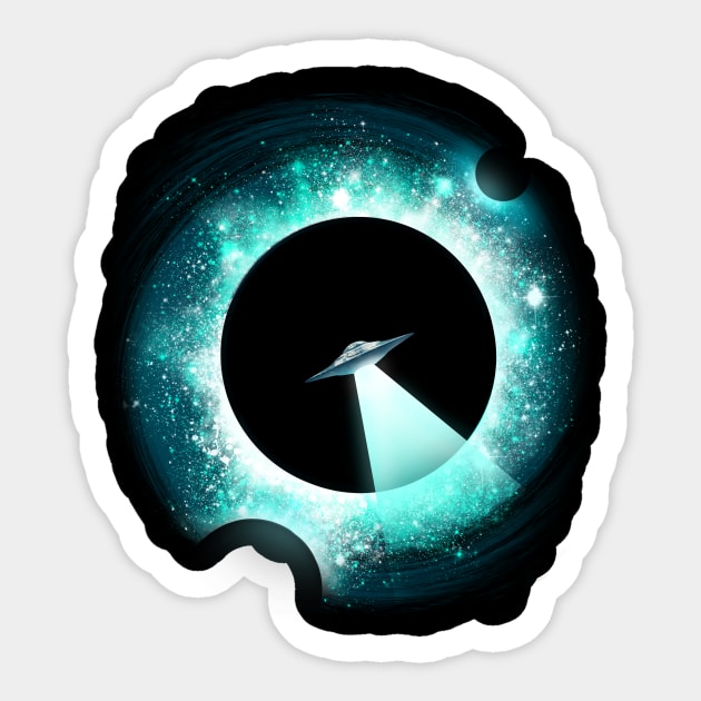 Black Hole Sightings Sticker by opawapo